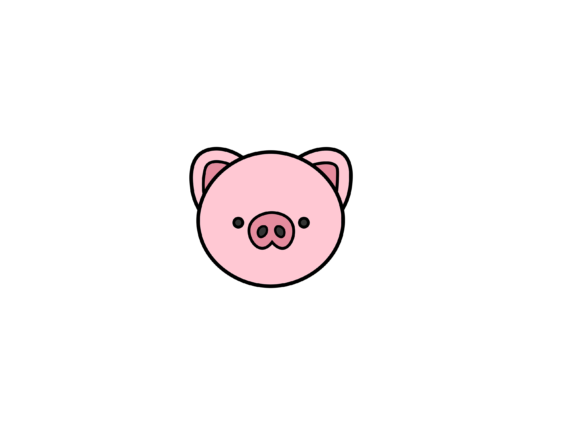 Animal Pig Illustrations: A Playful Design Asset