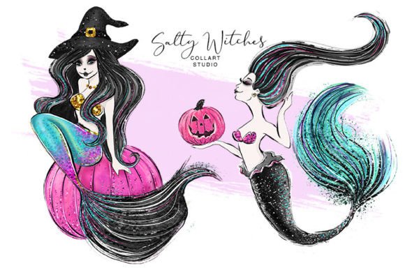 Authentic Halloween Charm: Using Witches Clipart in Your Projects
