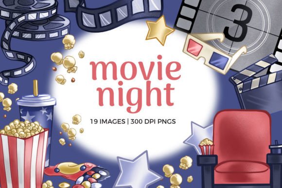 Bring the Big Screen to Your Designs with Movie Theatre Clipart