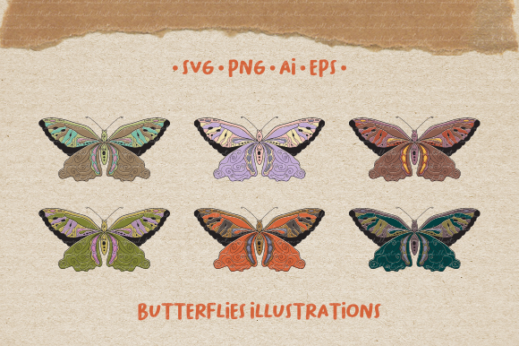 Butterfly SVG Icon Illustrations: Elevate Your Creative Projects