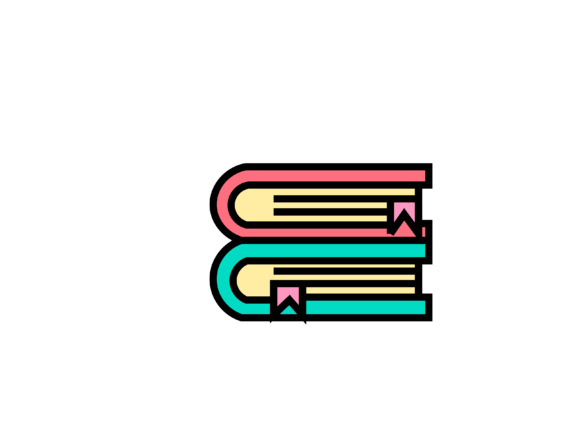 Charming School Books Illustrations: A Designer's Easter Asset
