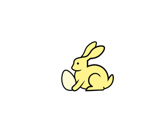 Easter Bunny with Egg Illustrations: A Designer's Asset