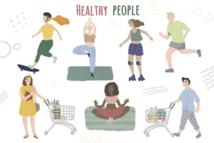 Healthy Lifestyle People Illustrations S: Elevate Your Visual Storytelling