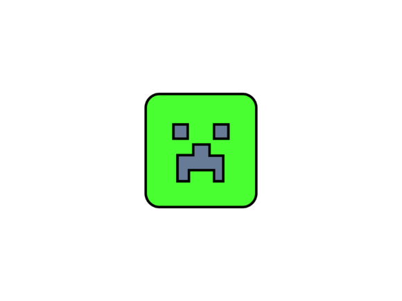 Illustrations Creeper Head: A Design Asset for Spring and Beyond