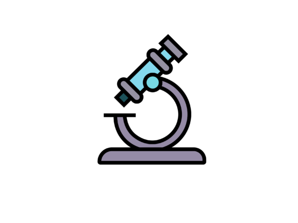 School Microscope Illustrations: A Whimsical Design Asset