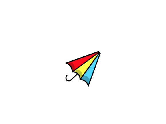 Spring Umbrella Illustrations: Versatile Design for Every Project
