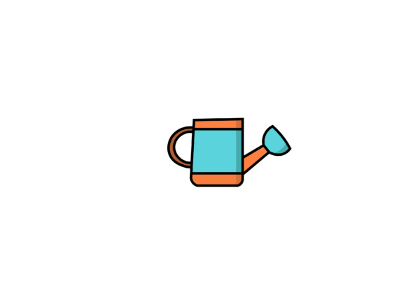 Spring Watering Plant Illustrations: Fresh Designs for Every Project