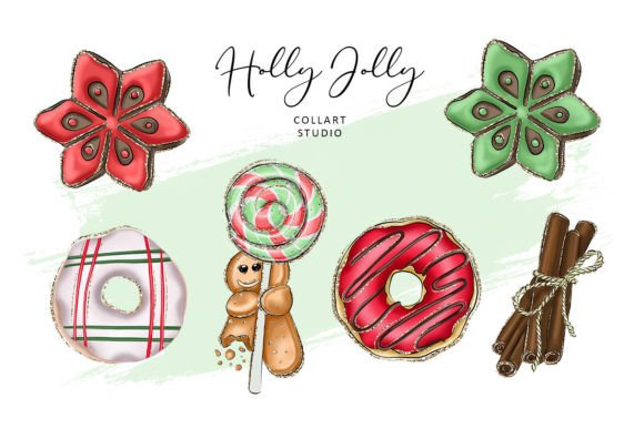 Sweet Holiday Charm: Christmas Illustrations for Your Projects