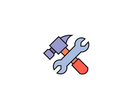 Unleash Creativity: Labour Wrench & Hammer Illustrations