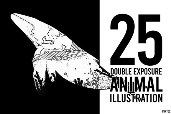 Unlock Edgy Aesthetics: The Power of Double Exposure Animal Illustrations