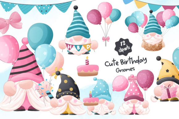 Whimsical Charm: Using Cute Birthday Gnome Illustrations in Design